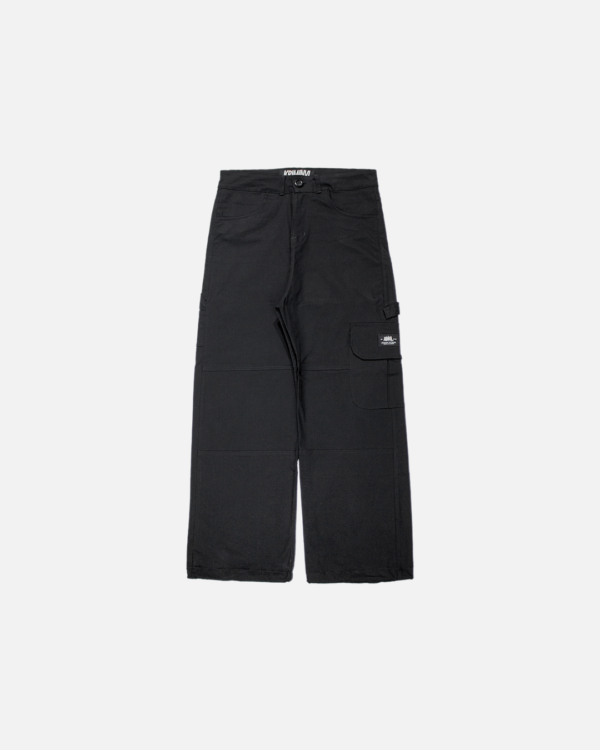 PANTALON DRIL CARGO RTM - NEGRO